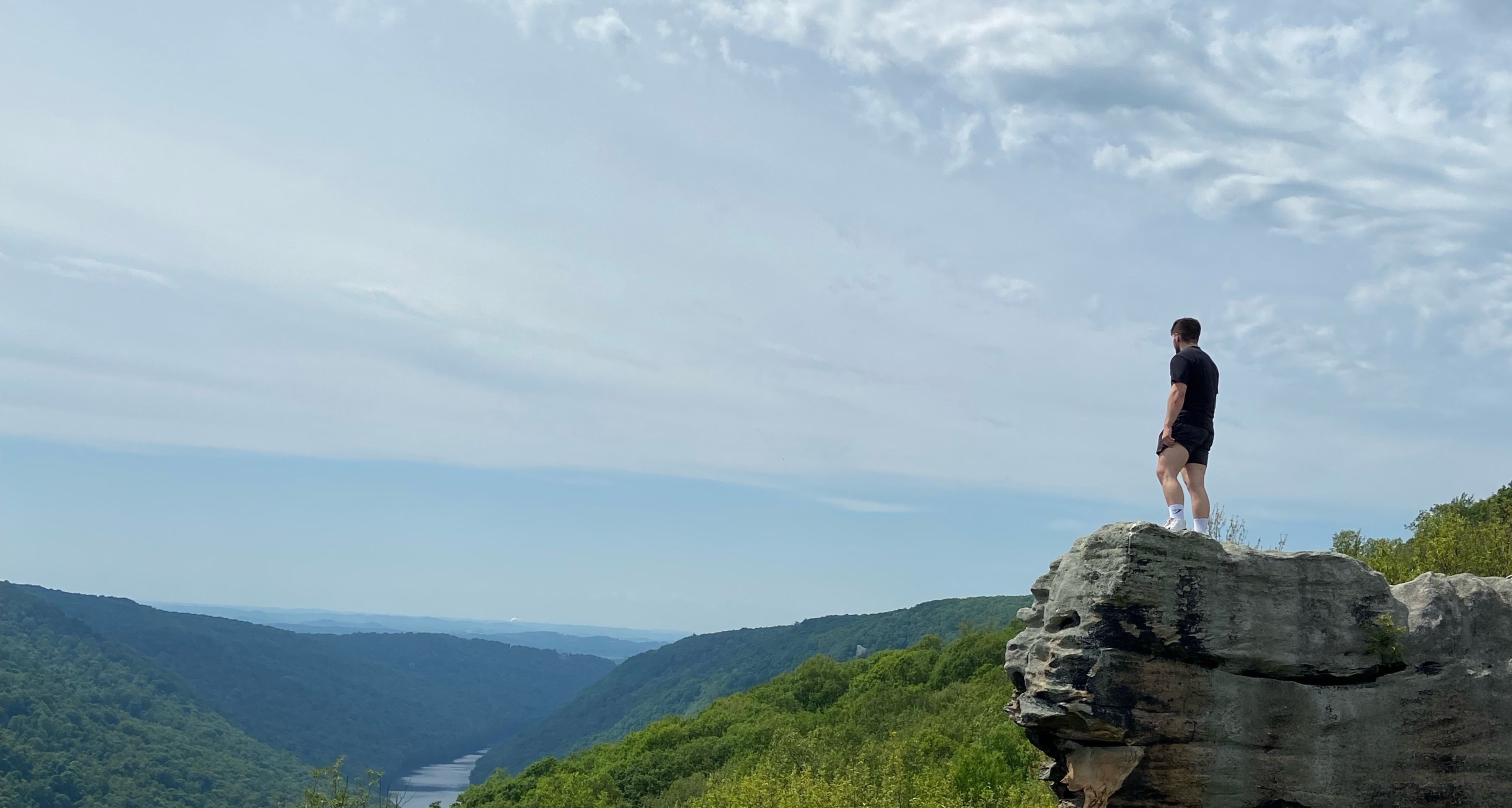 Image of Me Standing On a West Virginia Mountain