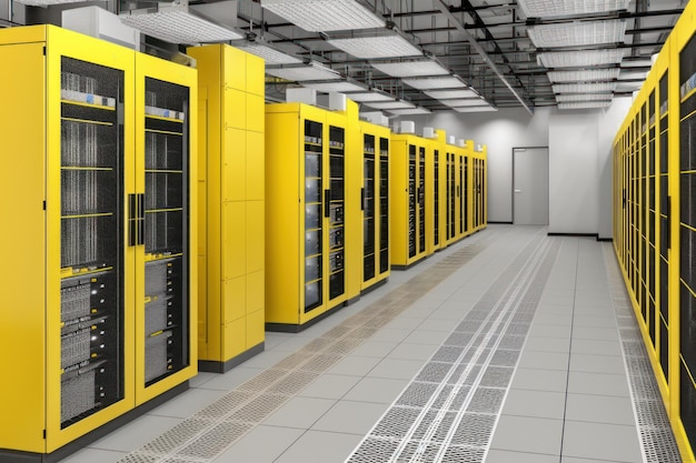 Stock photo of a server room